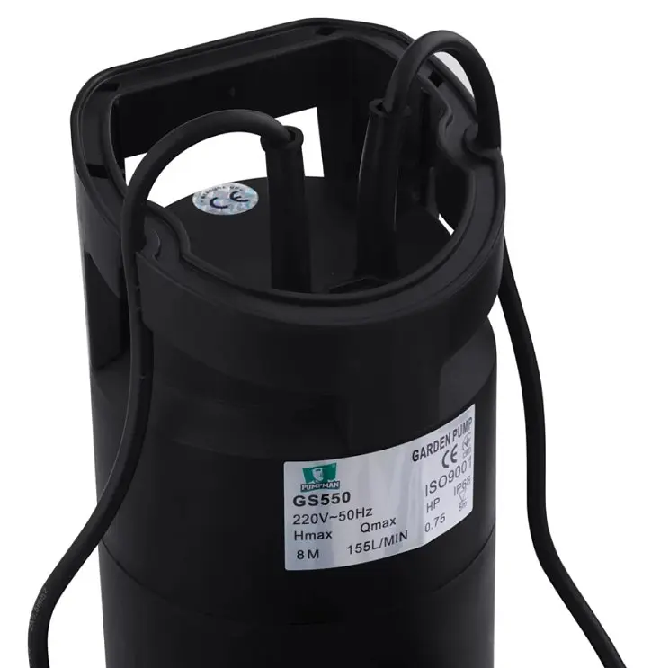 Насос дренажний Pumpman GS550 Нmax 8 м Qmax 9,3 куб.м 550 Вт (CV029786) - фото 2