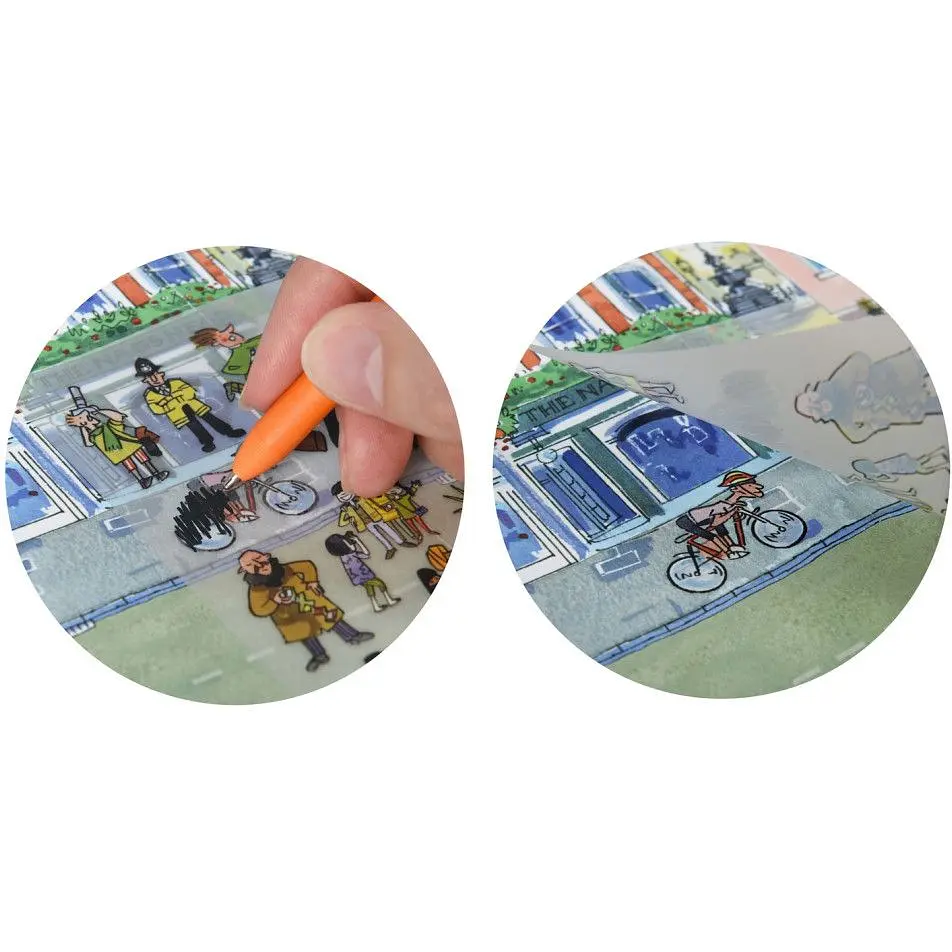 Набор переводных наклеек Scribble Down с онлайн приложением Лондон А4 SD/19 - фото 2