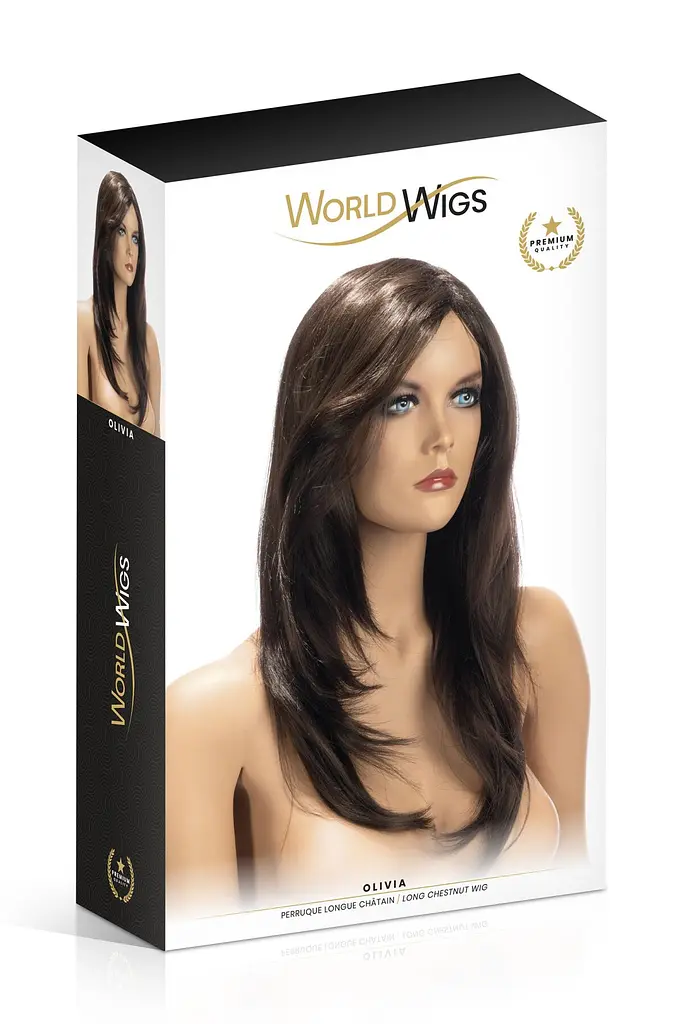 World Wigs Olivia Long Chestnut - Перука (каштановий) - фото 2