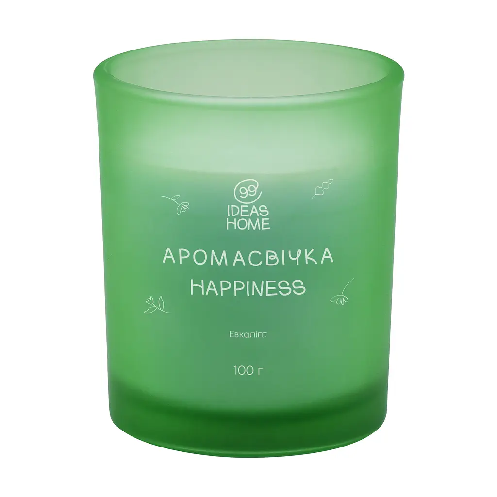 Аромасвічка 99IDEAS HAPPINESS - Евкаліпт, 100 г - фото 2