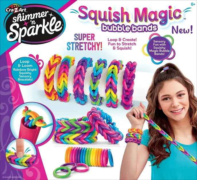 Набір для виготовлення браслетів Squish Magic Bubble Bands Cra-Z-Art det0017640 - фото 10