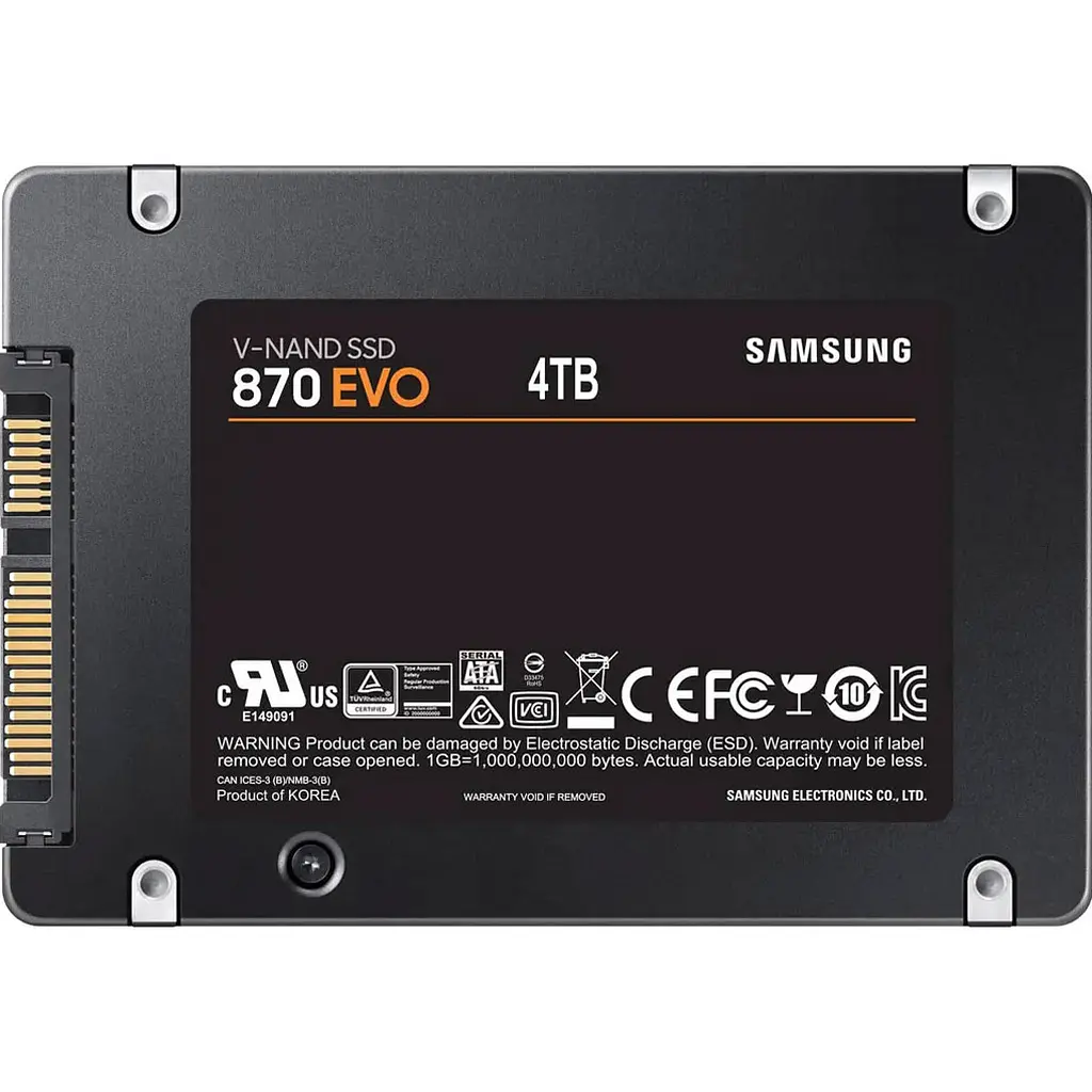 SSD накопичувач Samsung 870 EVO 4 TB (MZ-77E4T0BW) [100630] - фото 5
