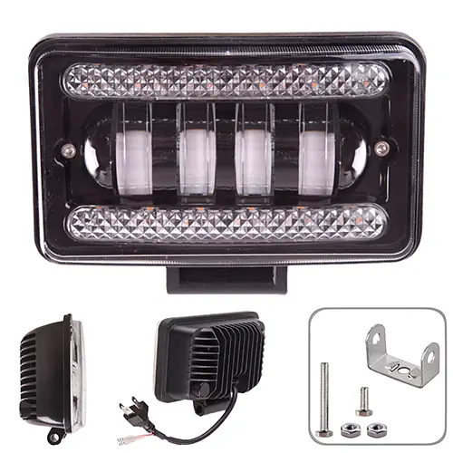 Додаткова LED Фара Лінзована 170x110x80 мм з ДХО 50W 6000К 9-36V (LP-7717) - фото 4
