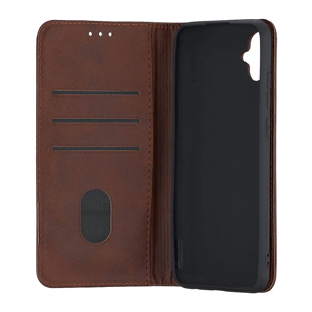 Чохол-книжка Premium Samsung A04E / M04 / F04 (A042 / M045 / E045) Dark Brown - фото 3