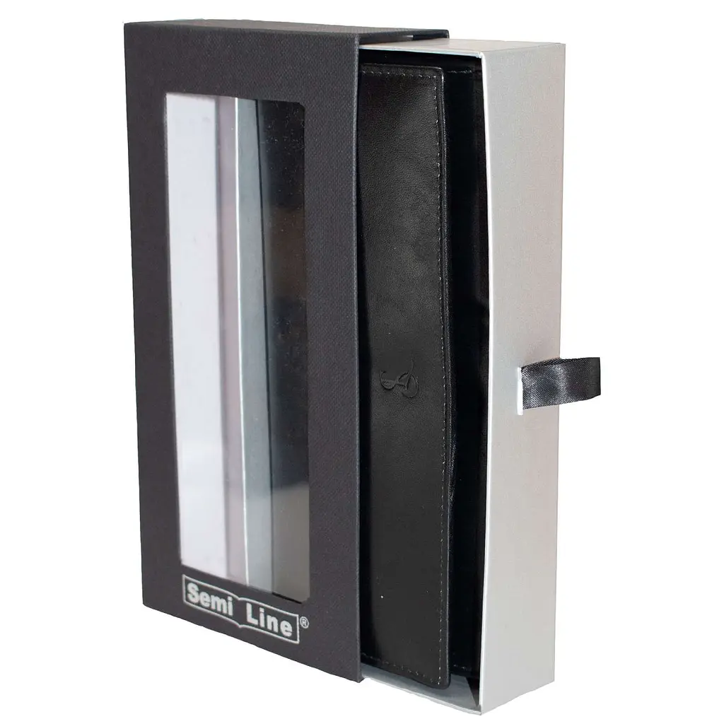Гаманець жіночий шкіряний Semi Line RFID Black (P8264-0) - фото 3