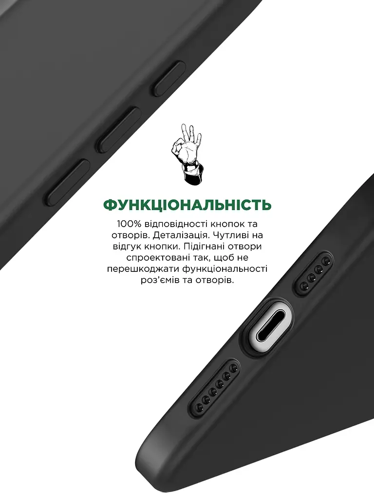 Силиконовый чехол с MagSafe для Apple iPhone 15 Pro, ICON2 MagCase, черный, противоударный, панель с мягкой подкладкой, защита всего корпуса, поддержка беспроводной зарядки, совместим с защитными стеклами и пленками, ArmorStandart (ARM72743) - фото 4