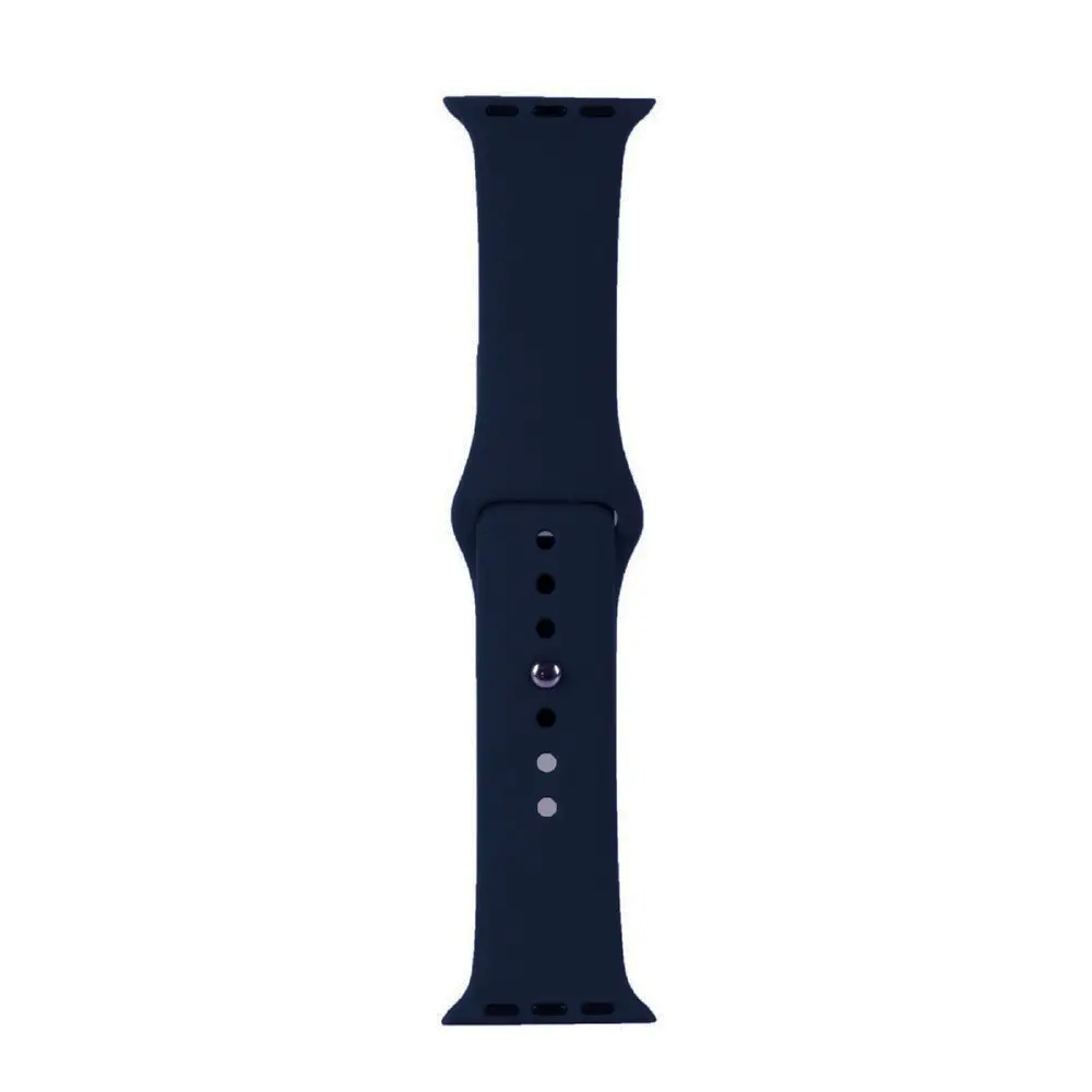 Ремінець Silicone Apple Watch 42/44/45/46/49 мм Midnight Blue S - фото 2