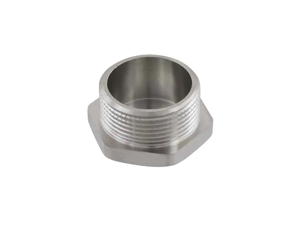 Заглушка RAFTEC 1 1/4" латунь, РЗ, DN32, під пломбу, нікель, ZN04 - фото 4