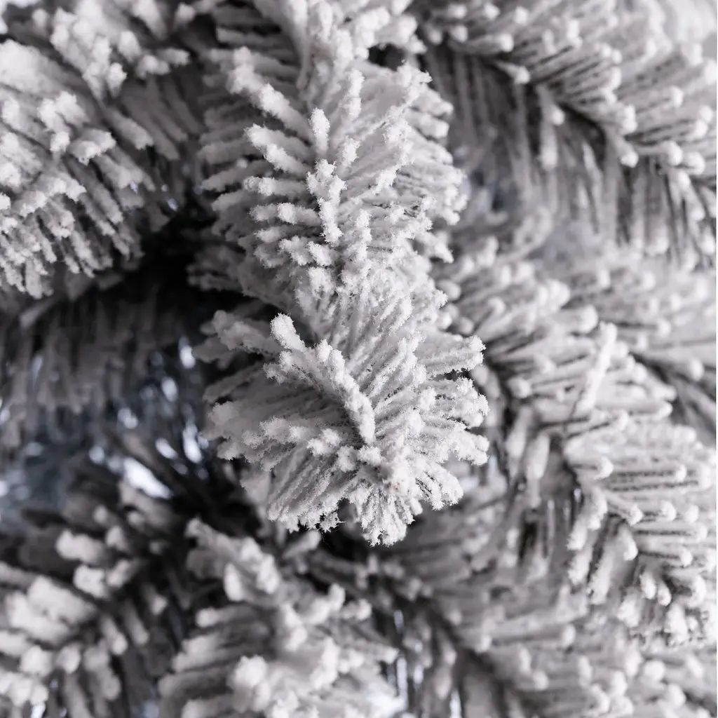 Искусственная новогодняя декоративная мини елка «Снежная королева» заснеженная на подставке 40 см. Lugi SOK-M-05-1 - фото 2