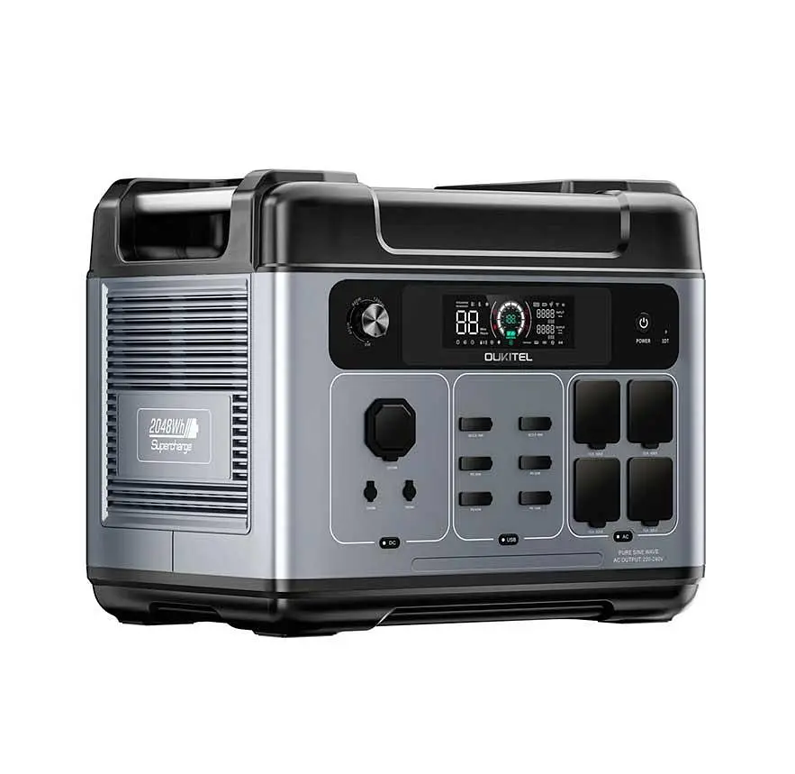 Зарядная станция Oukitel P2001E plus 2400W 2048 Wh - фото 4