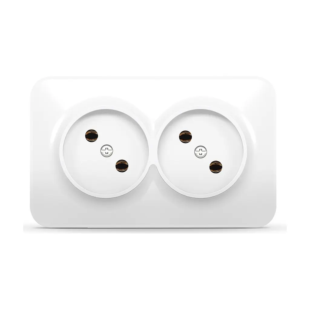 Розетка Videx BINERA IP20 зовнішня 2ая біла (VF-BNS22-W) - фото 2