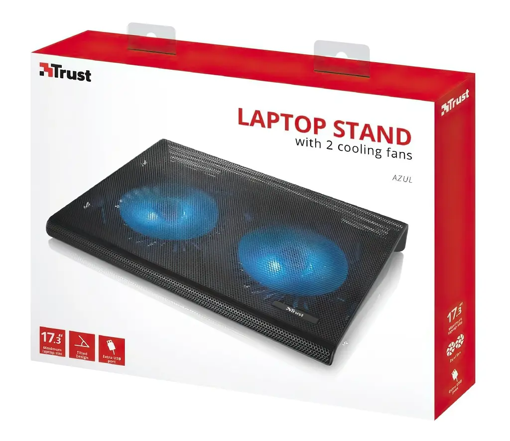 Подставка для ноутбука Trust Azul Laptop Cooling Stand (20104) [70163] - фото 7