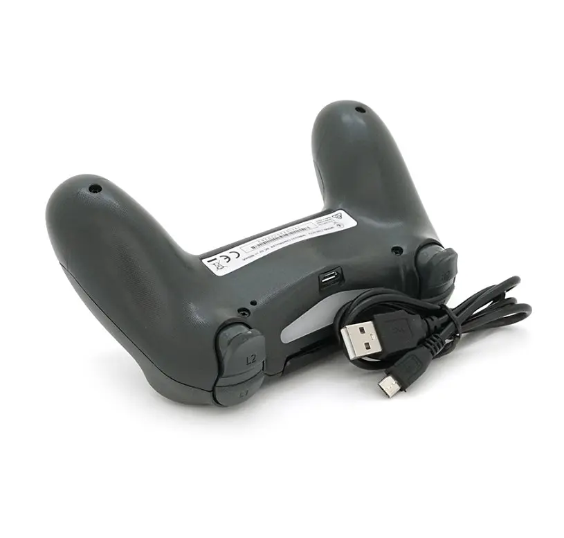 Геймпад джойстик DoubleShock Wireless PS4 Double Motor Vibration DUALSHOCK 4 Gey-Black - фото 4
