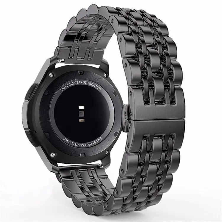 Ремінець BeWatch Classic сталевий Link Xtra для Samsung Gear S3 Black (1021401) - фото 2