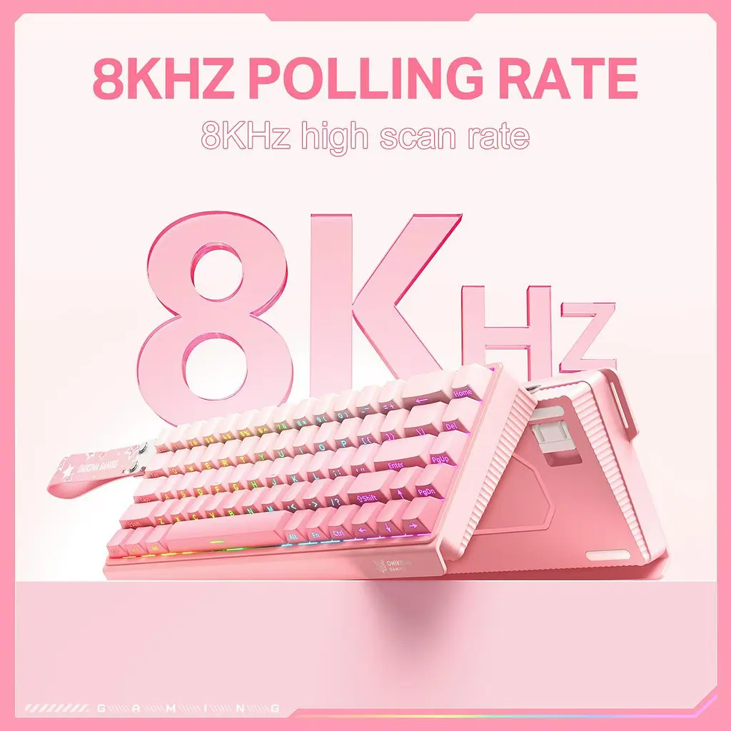 Клавіатура Onikuma ігрова для ПК G-96 з RGB підсвіткою геймерська бездротова для ігор - фото 5