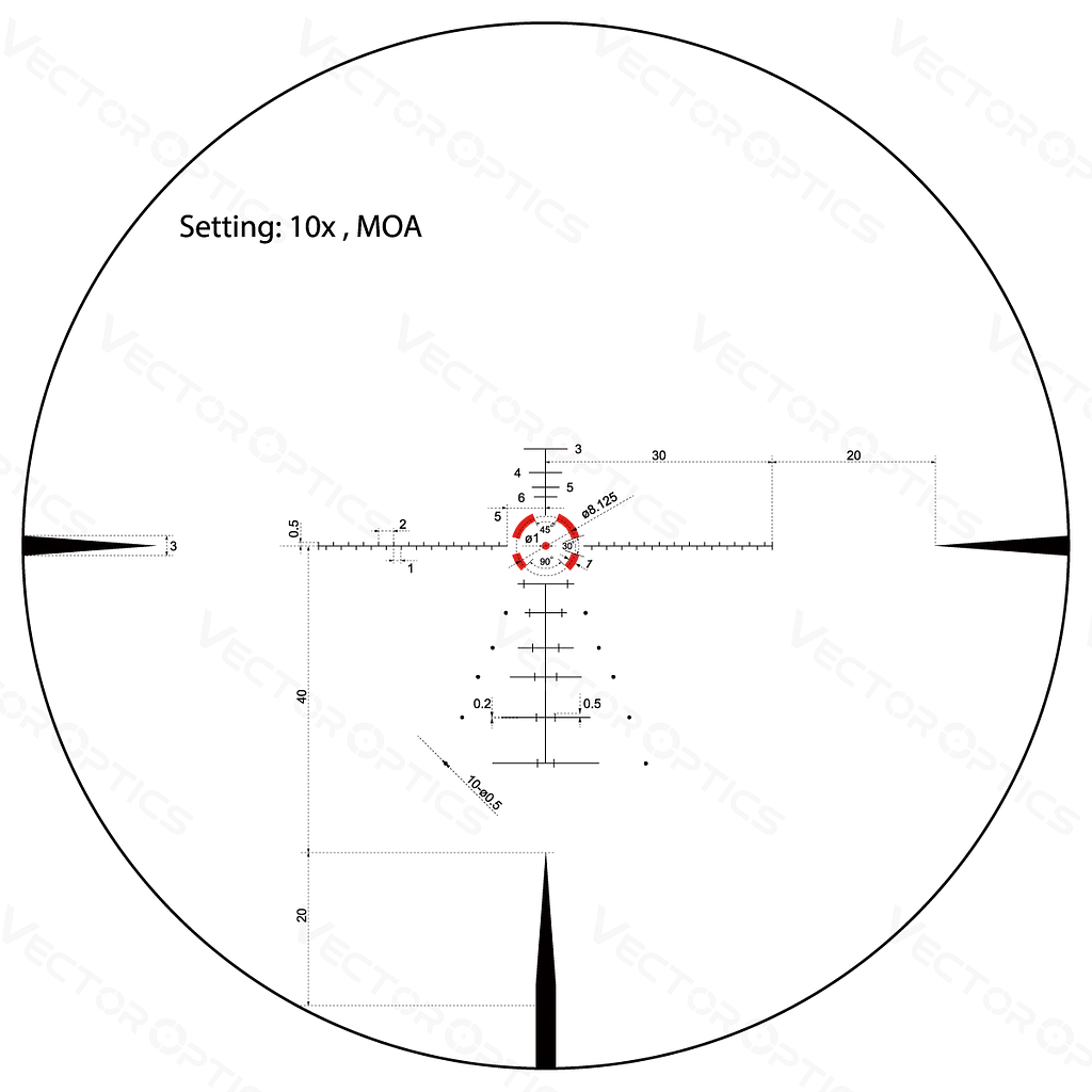 Оптический прицел Vector Optics Constantine 1-10x24 (30 мм) illum. SFP - фото 5