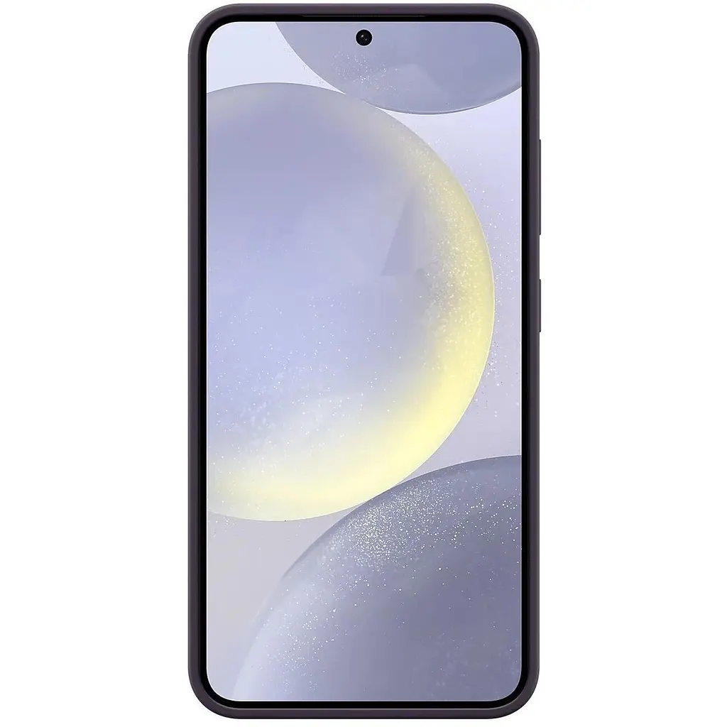 Оригінальний силіконовий чохол Silicone Case для Samsung Galaxy S24 Plus (S926) EF-PS926TEEGWW Dark Violet - фото 4