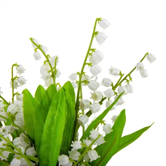 Букет конвалії Elisey Ніжність (9023-039) 36 см білий с зеленим  - фото 2