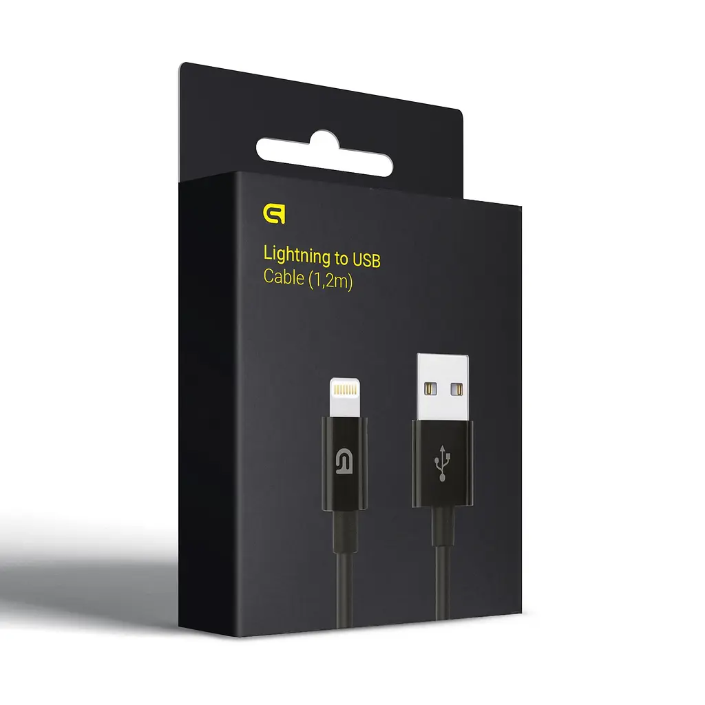 Кабель ArmorStandart AMD818BL Lightning to USB Cable 1.2m black (ARM64373) - фото 5