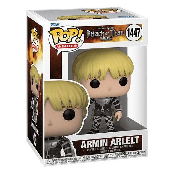 Фигурка Funko Pop Фанко Поп Attack on Titan Armin Arlelt Атака титанов Армин Арлерт 10 см AT AA 1447 - фото 2