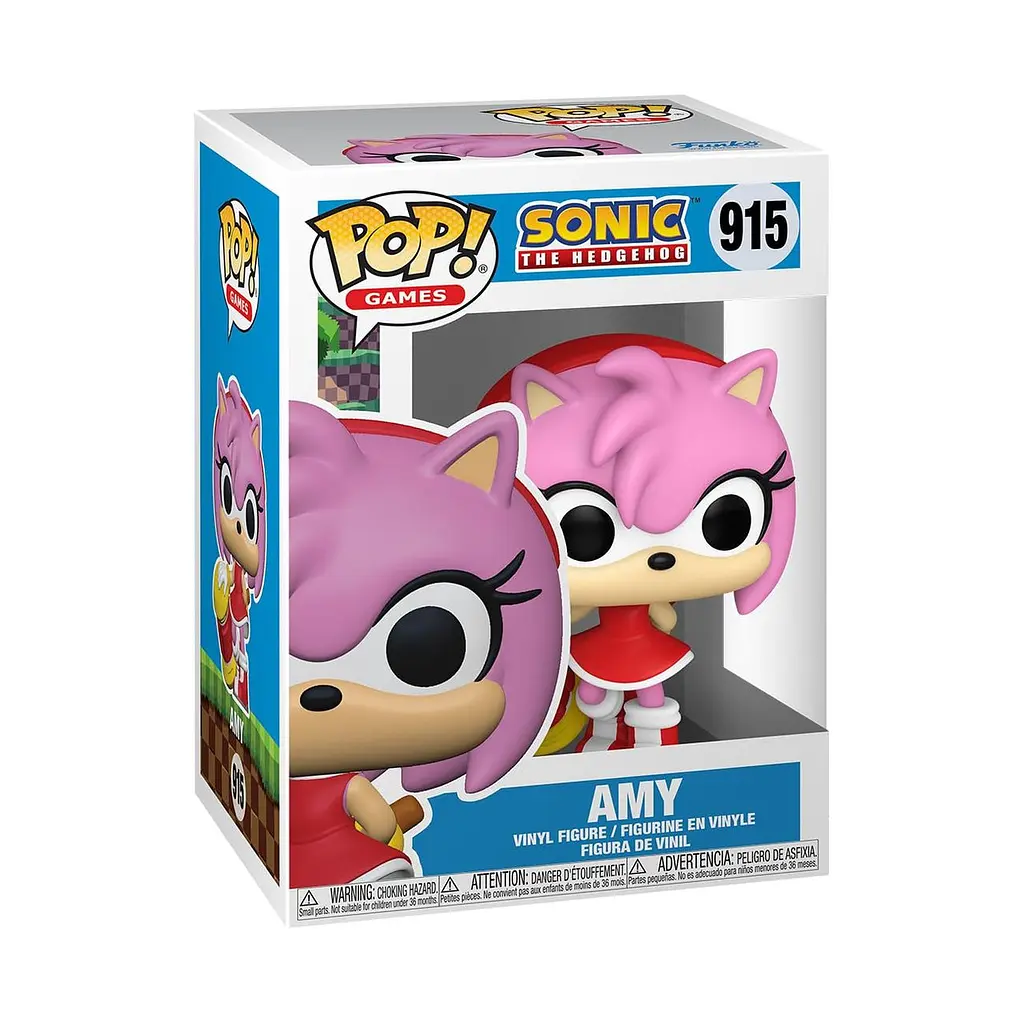 Фігурка Funko Pop Сонік Емі Роуз Sonic Amy Rose 10 см S AR 915 - фото 3