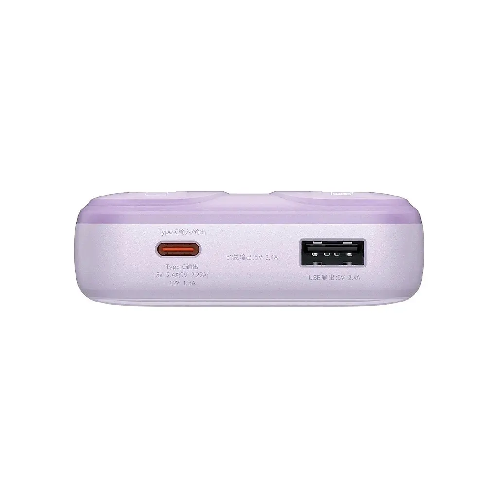 Батарея універсальна Baseus Comet 20000mAh 22.5W PD QC Purple (PPMD020105) - фото 4