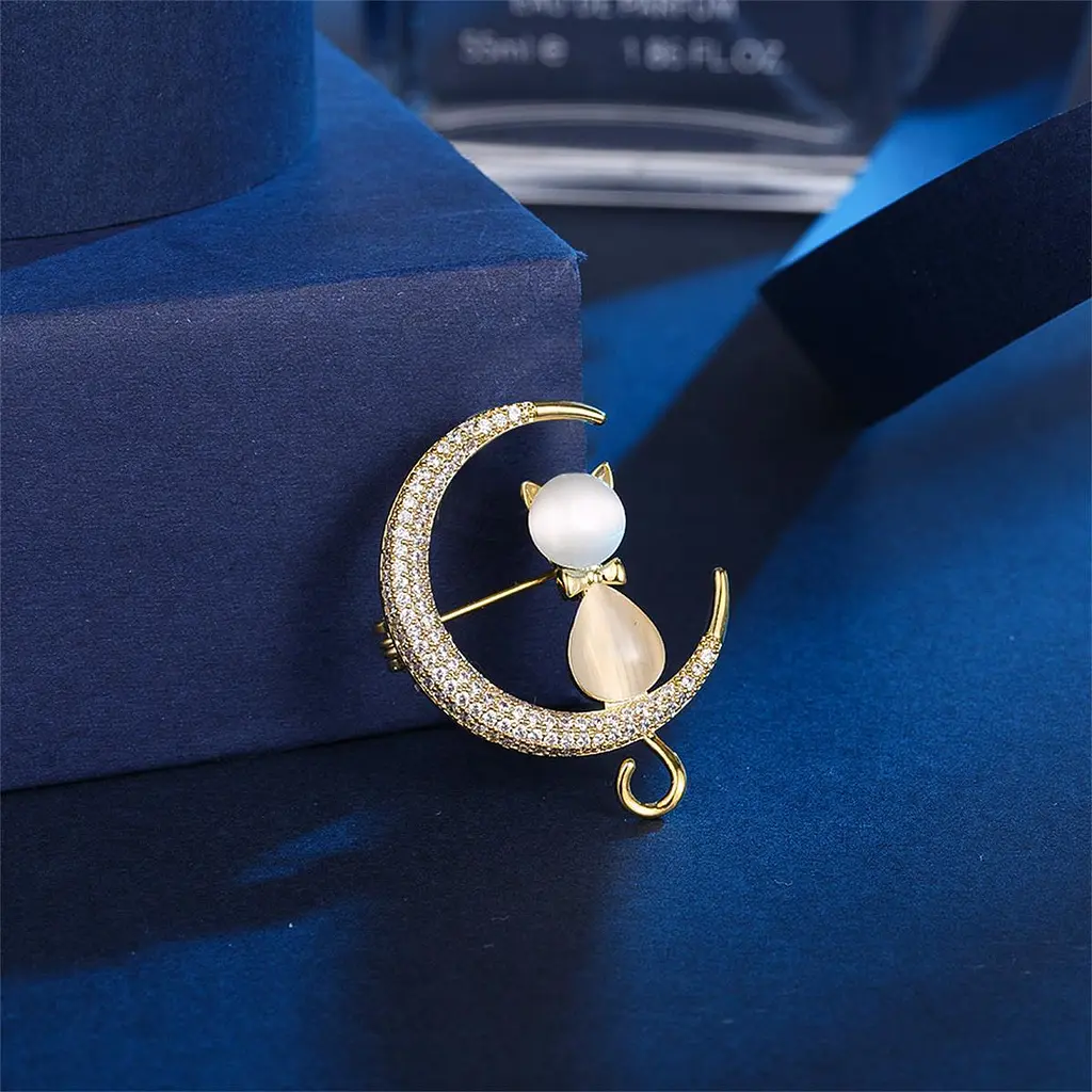 Брошь Котик на луне (84946796) - фото 3