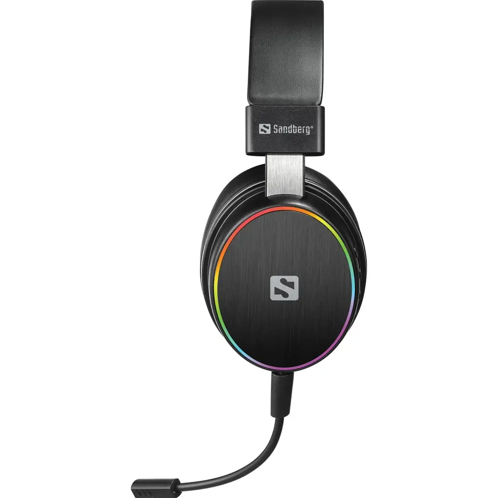Игровая гарнитура Sandberg HeroBlaster Bluetooth Led Headset Black - фото 2