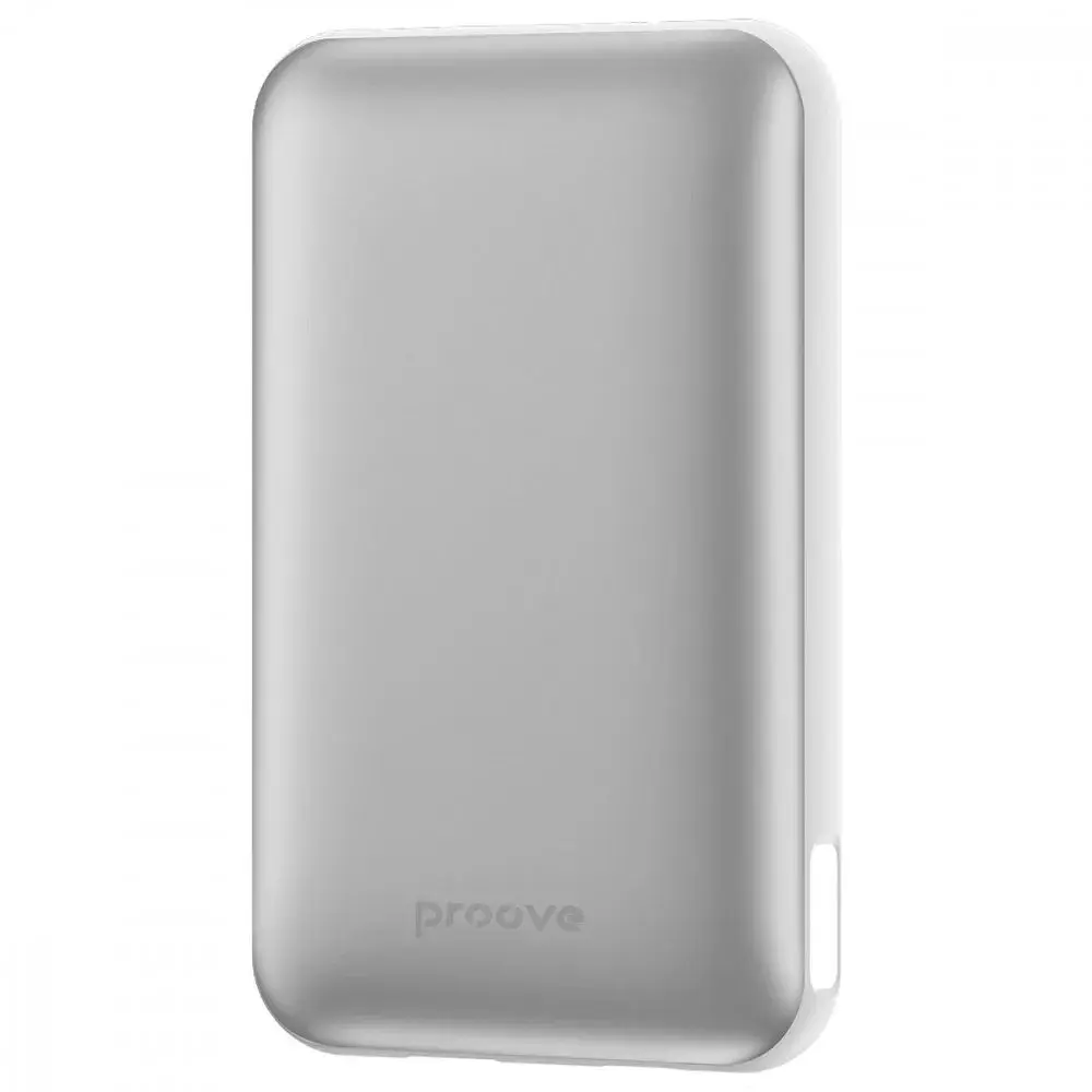 Універсальна мобільна батарея Proove Vibe Energy Plus 22.5W 10000mAh Сріблястий/Білий (PBVE15012206)