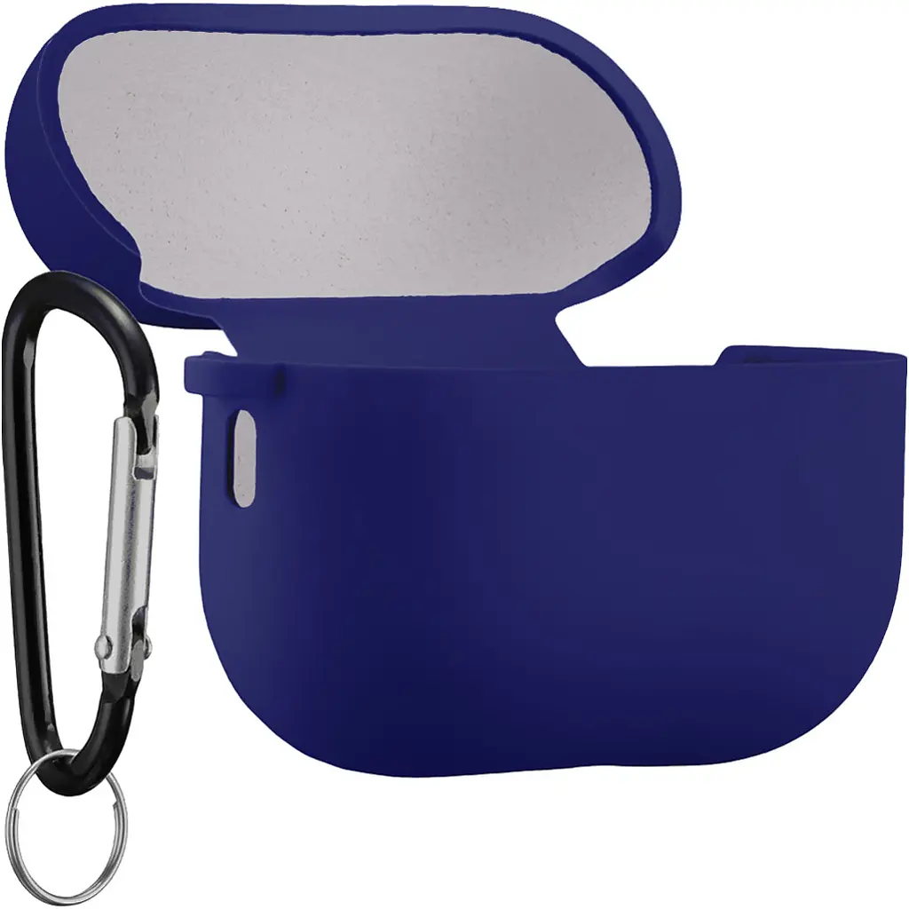 Чехол для наушников AirPods Pro 2 Silicone Case+Carbine Deep Blue [103840] - фото 2