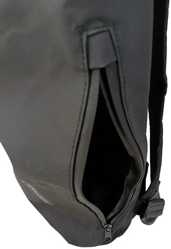 Сумка на багажник Bikemate 2в1, велорюкзак з дощовиком 22 л, чорна, до 8 кг - фото 4