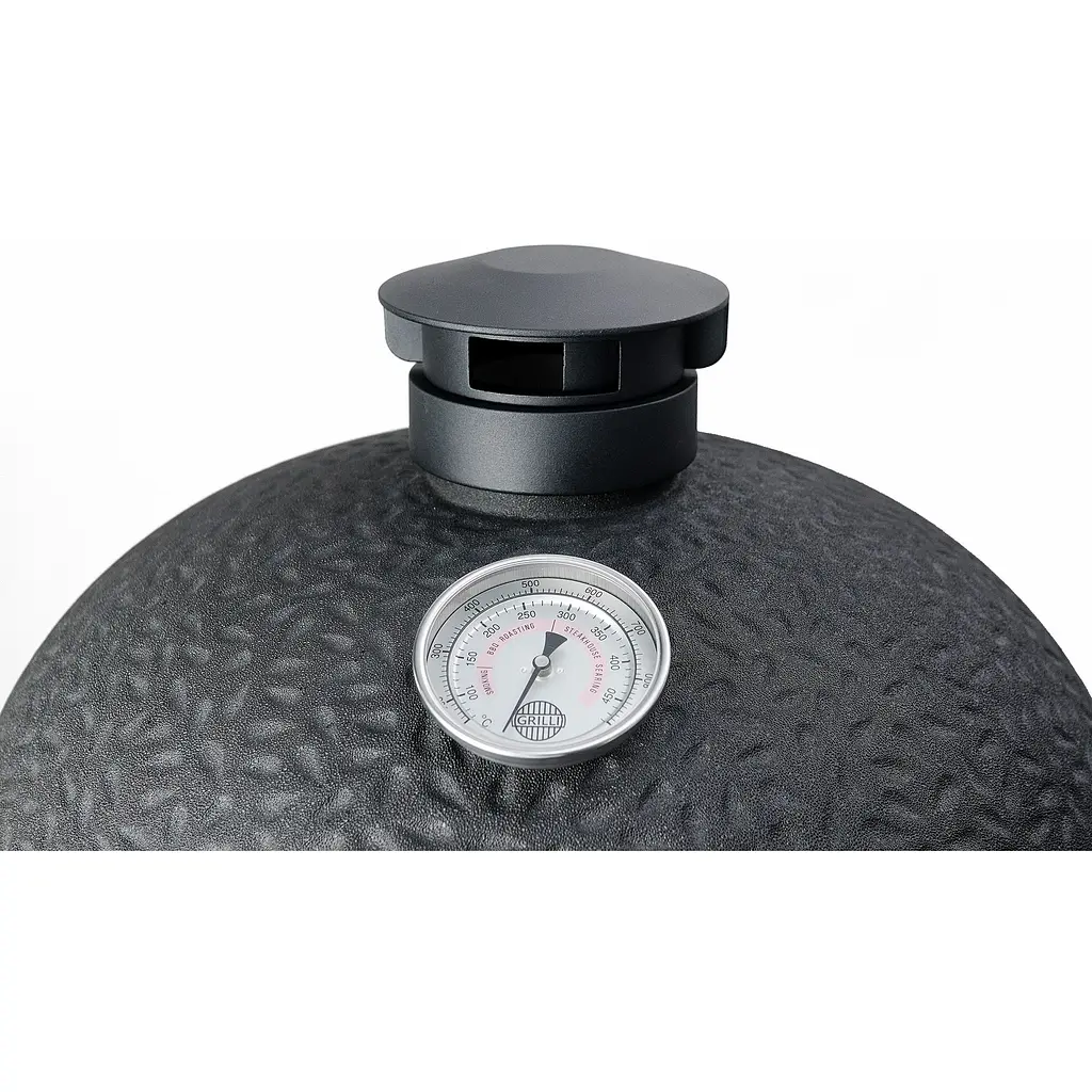 Керамический угольный гриль Grilli Kamado XL 5 в 1 с системой BBQ Block Fire (759777) - фото 7