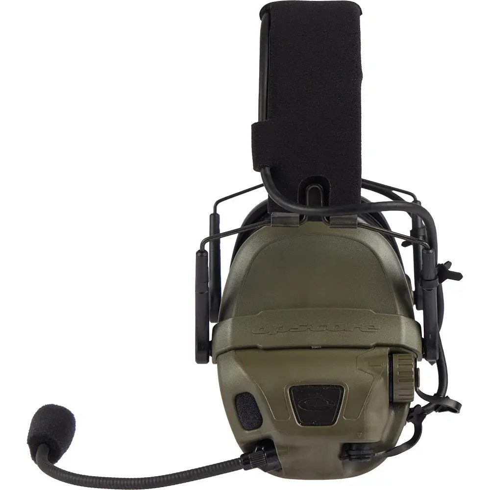 Наушники Ops-Core AMP Communication Headset-Connectorized активные верхний держатель Ranger Green - фото 5