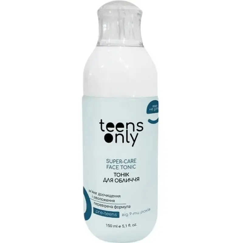 Тонік для обличчя Teens Only Pre-Teens Super-Care Face Tonic 9+ для нормальної та чутливої шкіри 150 мл (4820278290042)
