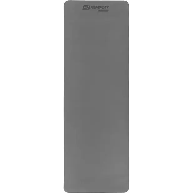 Мат для фітнесу та йоги Hop-Sport TPE 0,6см HS-T006GM сірий - фото 2