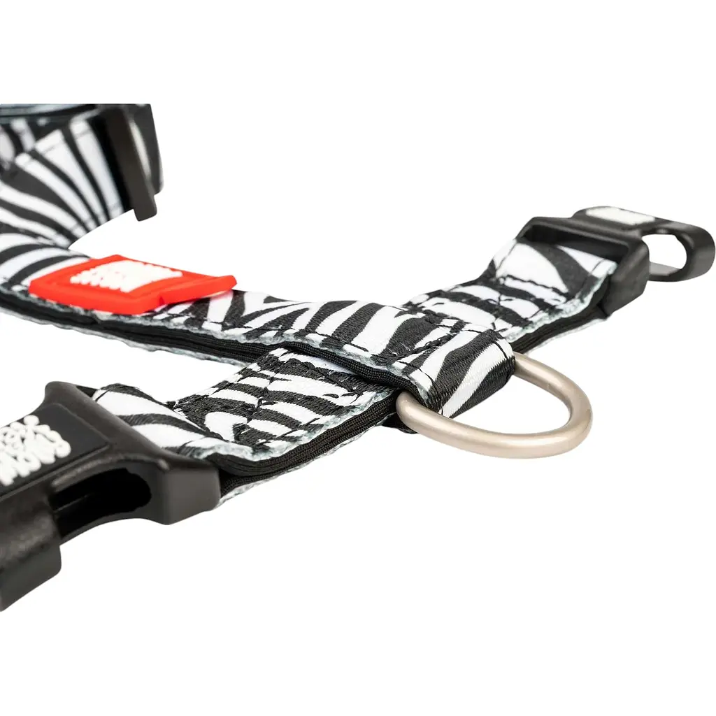 Шлея для собак Max & Molly H-Harness Zebra M 2х41.5-60х53-69 см - фото 2