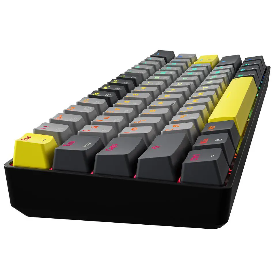 Механічна ігрова клавіатура GamePro GPMK-130G Pro Black Hot-Swap Outemu Red Switch RGB 2.4G/Bluetooth/USB - фото 3