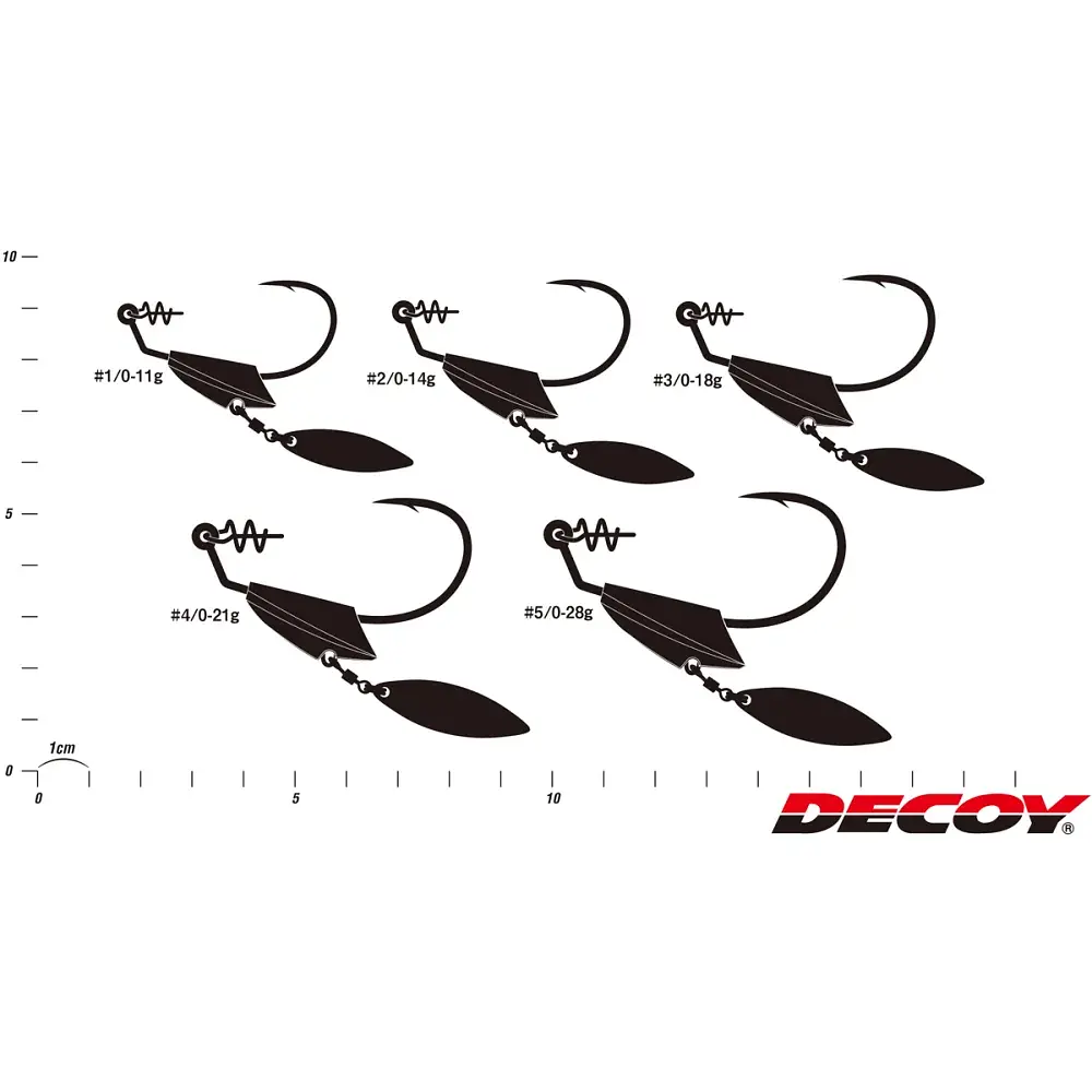 Монтаж Decoy Worm231S Makisasu Blade Heavy #3/0-18.0g (2шт/уп) - фото 2