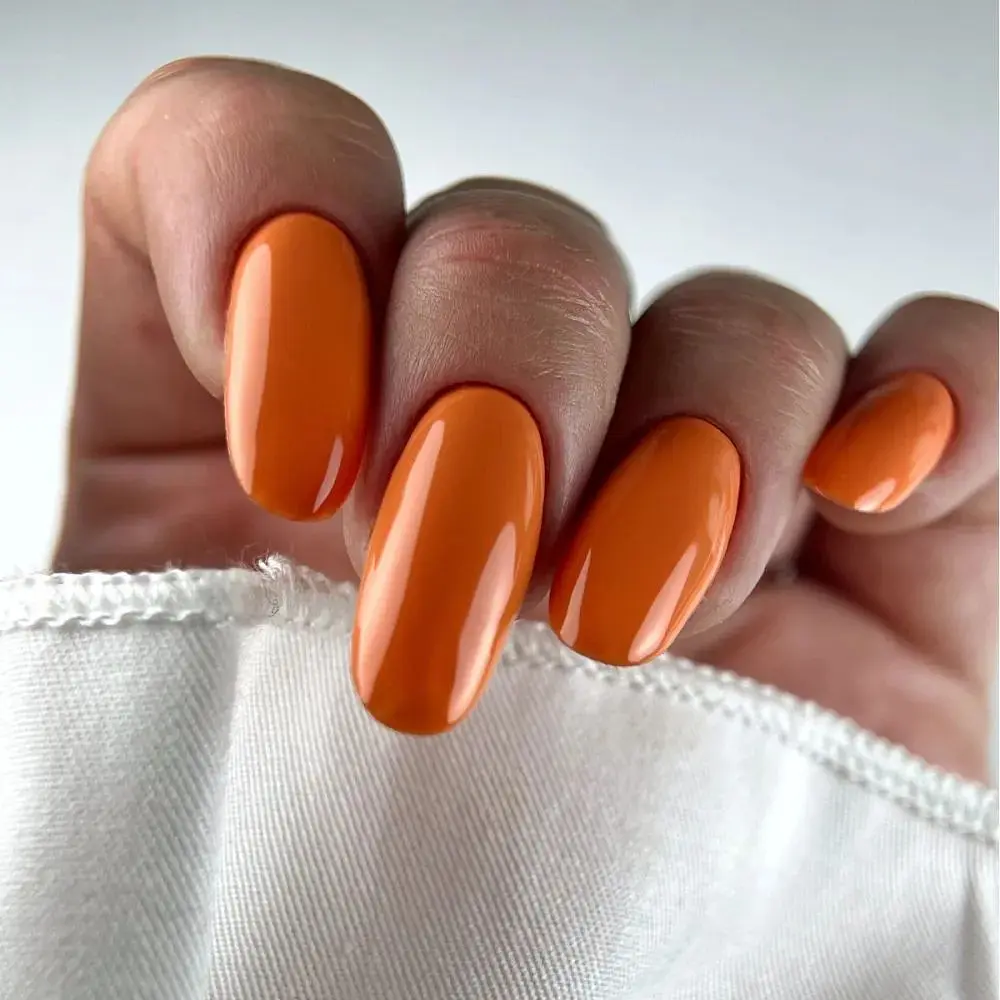 Гель-лак для нігтів помаранчевий Amber Glow 173 емаль JOIA vegan 6 мл - фото 2