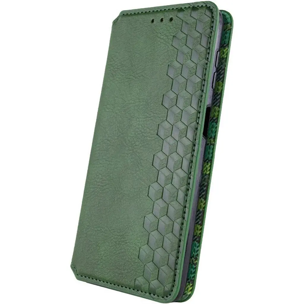 Чохол-книжка для телефону Rubic Leather Case для Redmi Note 13 4G Green [131919] - фото 3