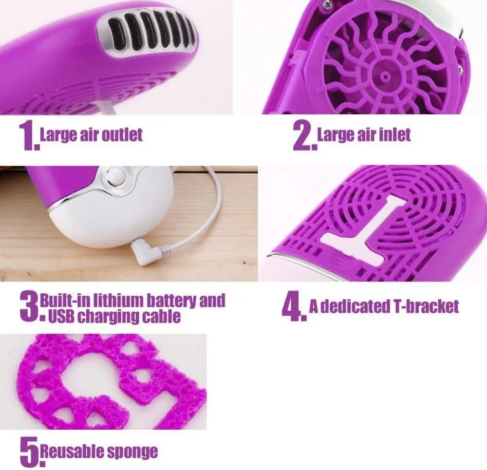 Портативний вентилятор FlyItem USB Міні - фото 3