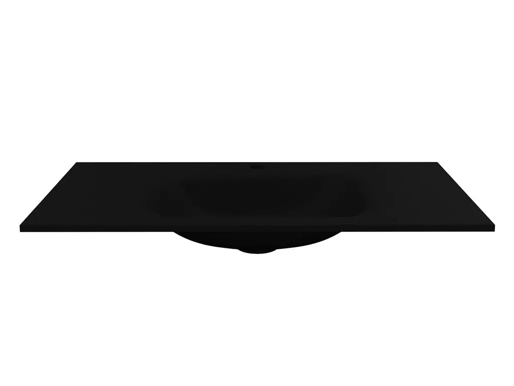 Умивальник Miraggio JESSEL 900 BLACK (8813467) Mirasoft, Матовий, Накладний/Врізний, Чорний - фото 3