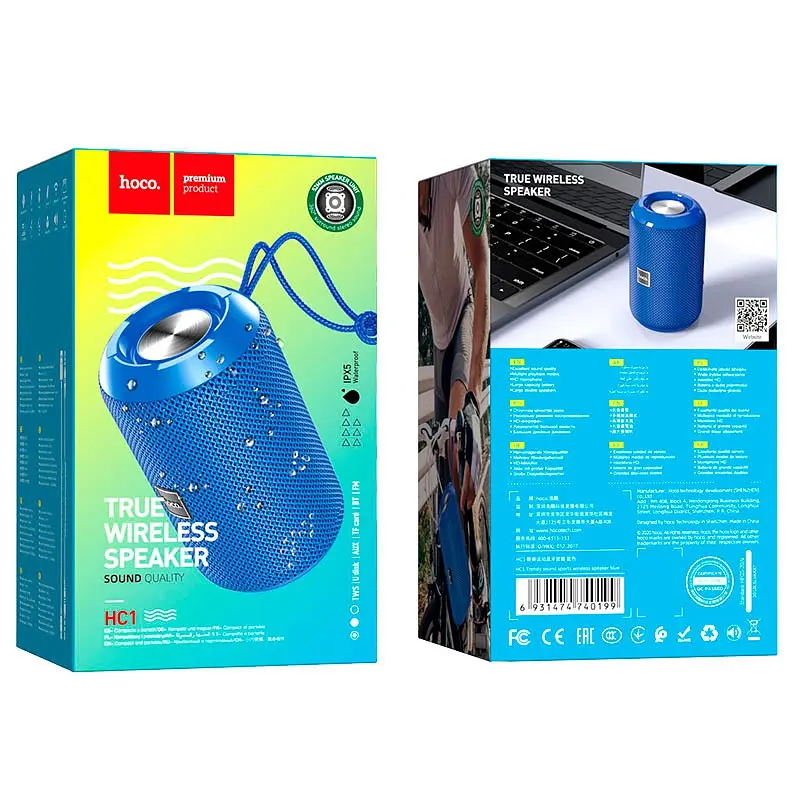 Портативна Bluetooth колонка Speaker Hoco HC1 - фото 2