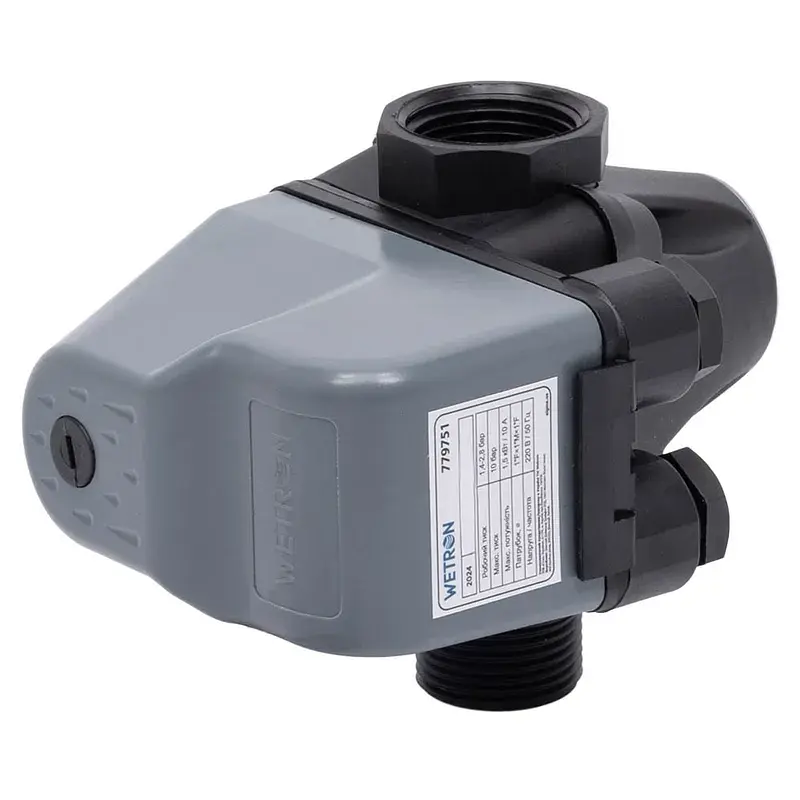 Комплект автоматики 1.4-2.8 бар 1"F×1"M×1"F WETRON SK-9.1 (779751) - фото 5