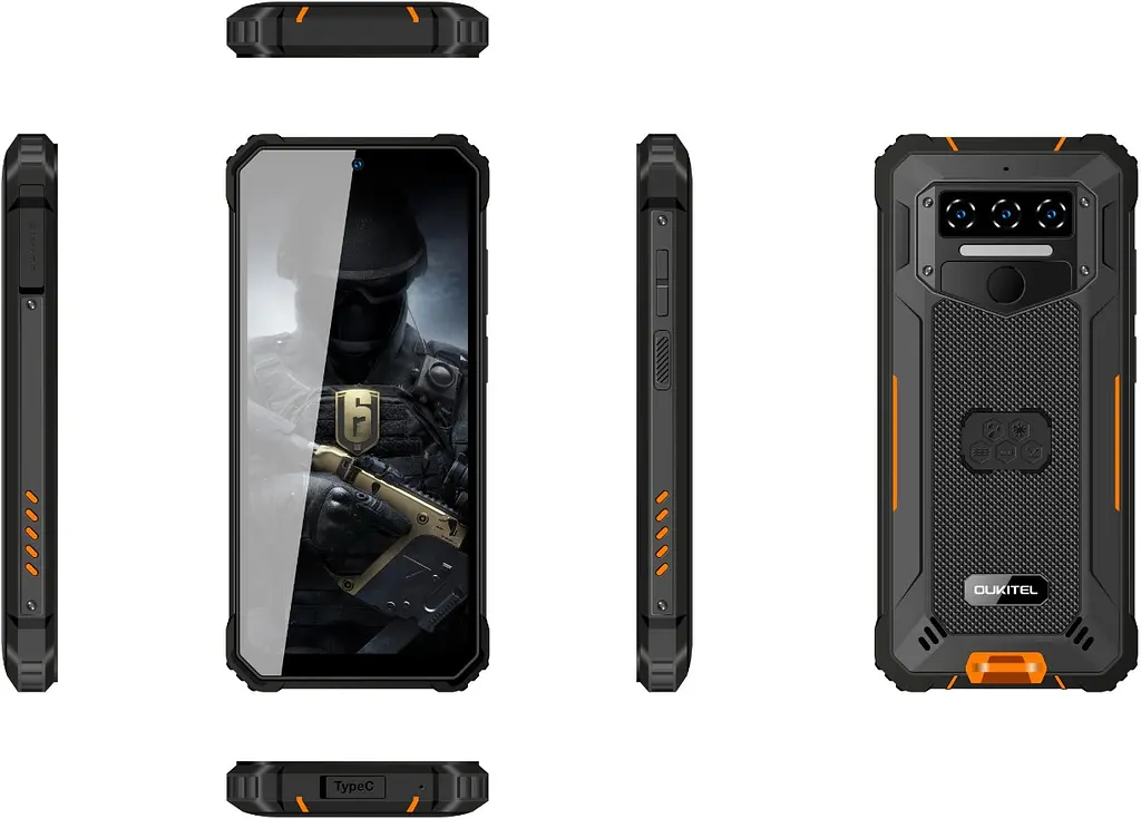 Смартфон Oukitel WP23 4/64gb Orange - фото 5