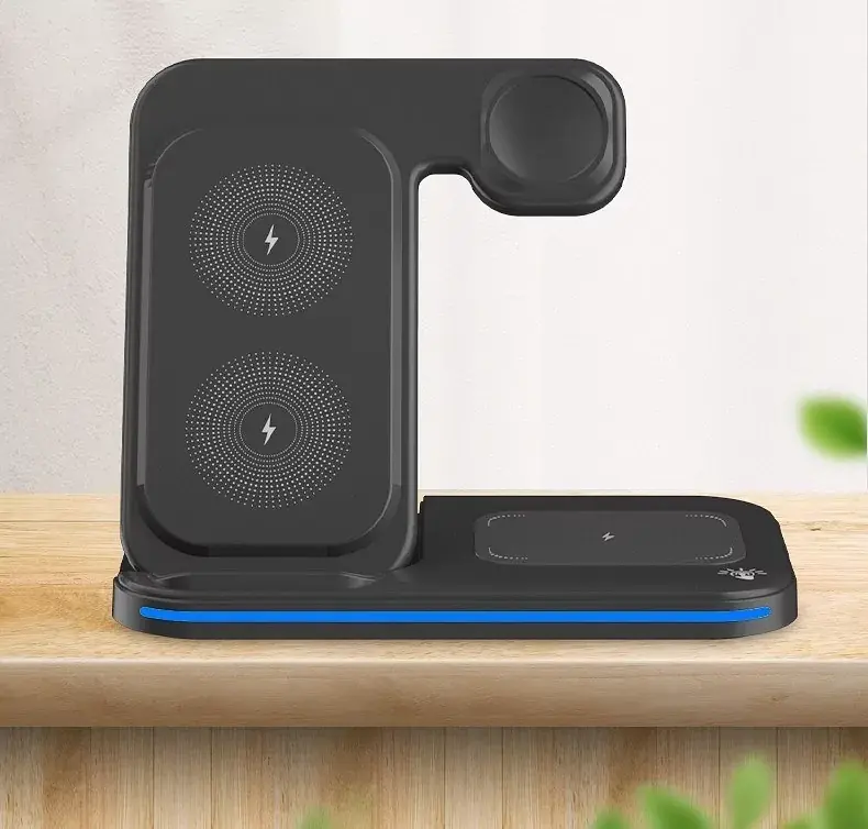 Бездротова зарядна станція OJD-95 Wireless Charger Stand (з функцією MagSafe) 15W - фото 3
