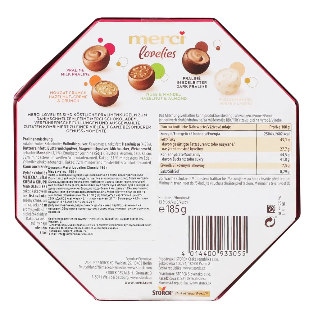 Цукерки Merci Lovelies Classic 185 г - фото 2