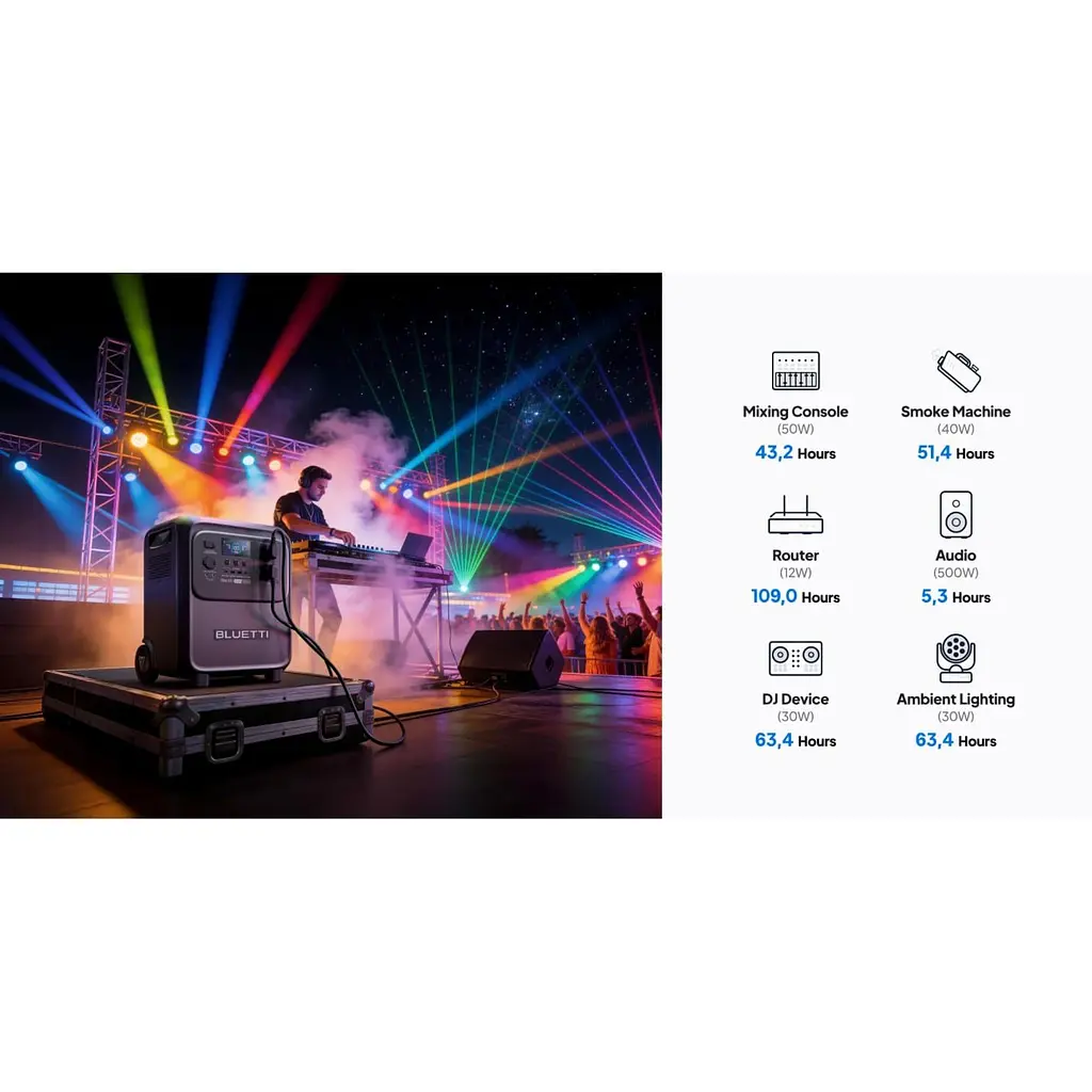 Портативна зарядна станція Bluetti Elite 320 LiFePO4, 3200 Вт/ч 1800 Вт (ELITE 320) - фото 10