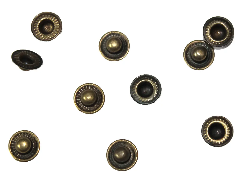 Кнопки для одягу 12 зірок 19 мм 10 шт. - фото 3
