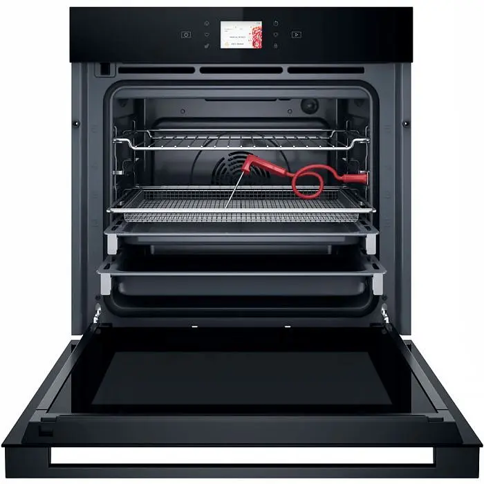 Whirlpool Духовий шафа електричний, 73л, A+, дисплей, конвекція, піроліз, телескопічні напрямні, чорний - фото 3